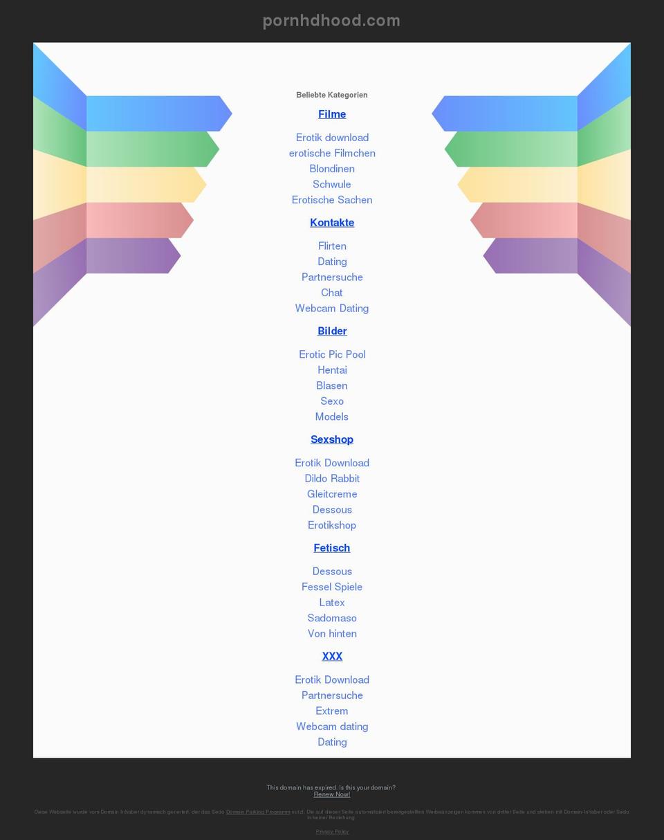 LIVE - Shopify theme site example pornhdhood.com
