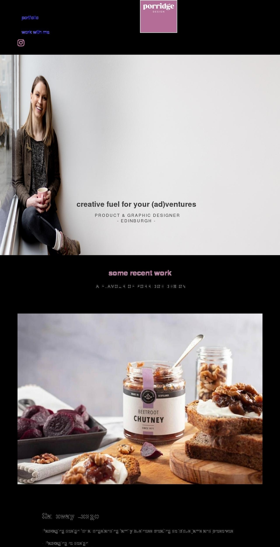 porridge.design shopify website screenshot