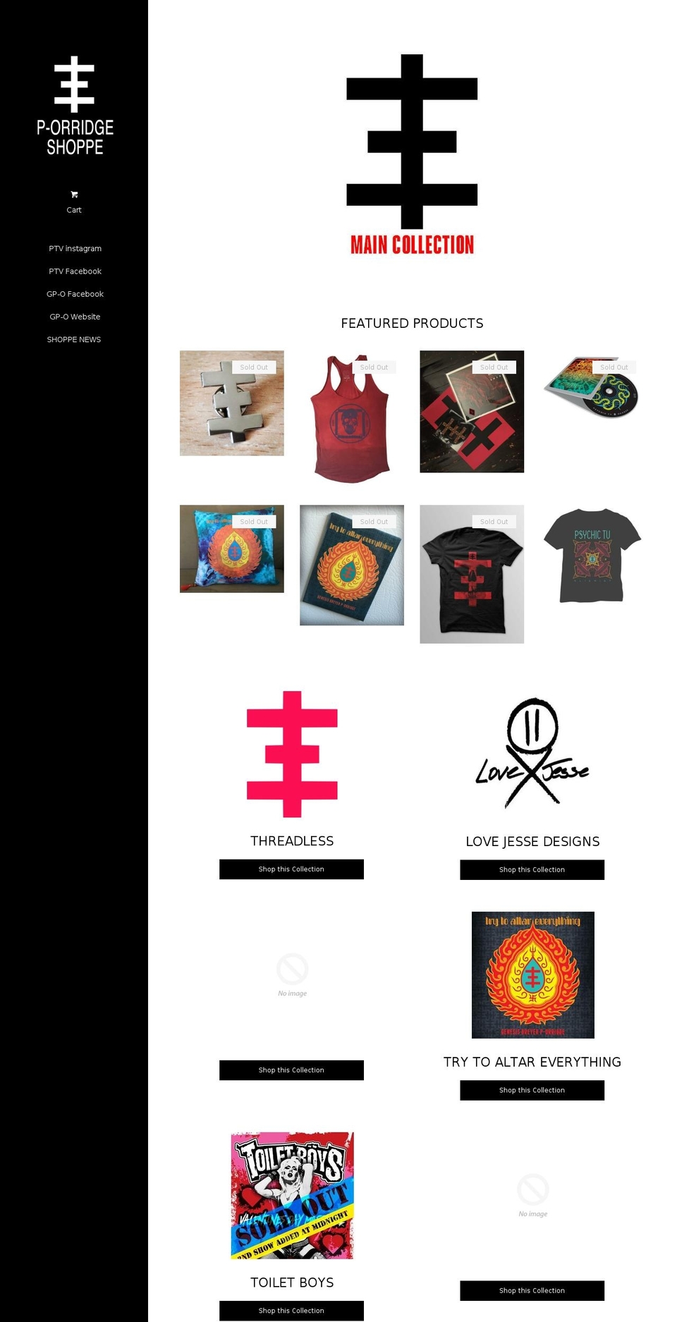 porridgeshoppe.myshopify.com shopify website screenshot