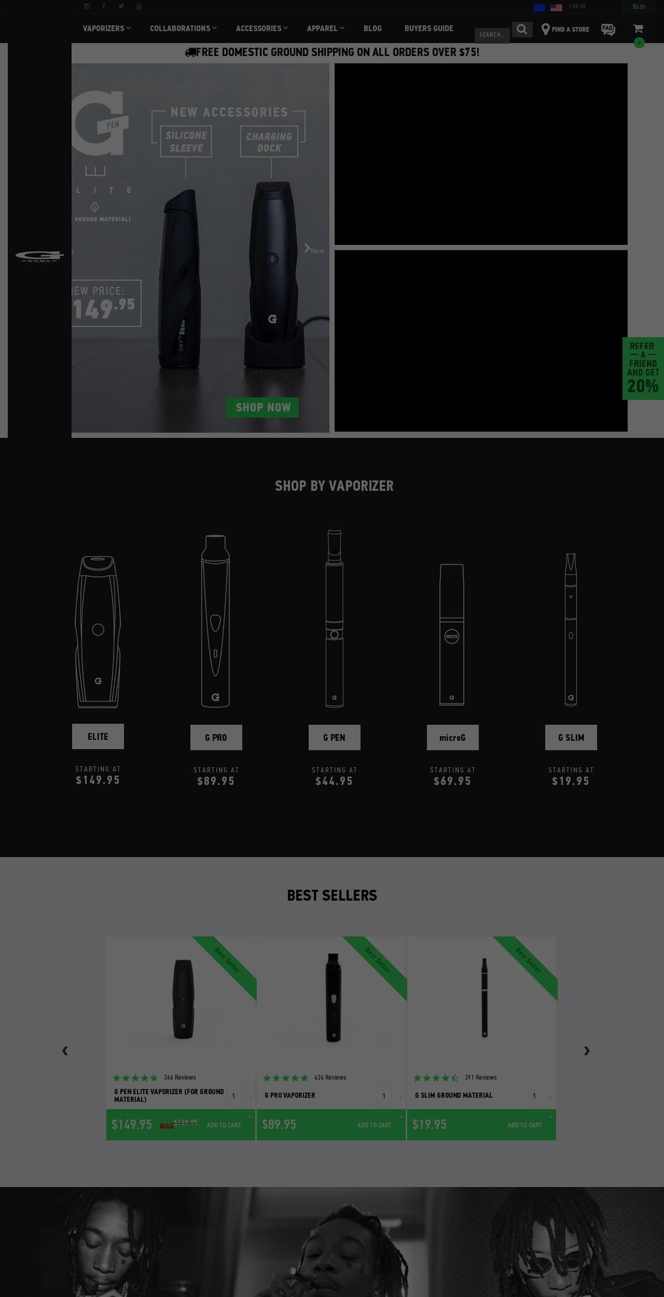 Grenco Production 2015-11-10 Shopify theme site example portablevaporizers.com