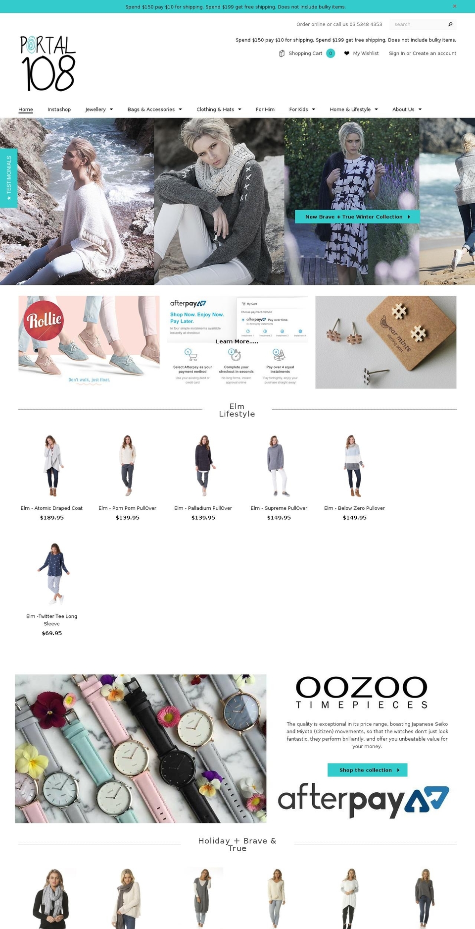 portal108.com.au shopify website screenshot