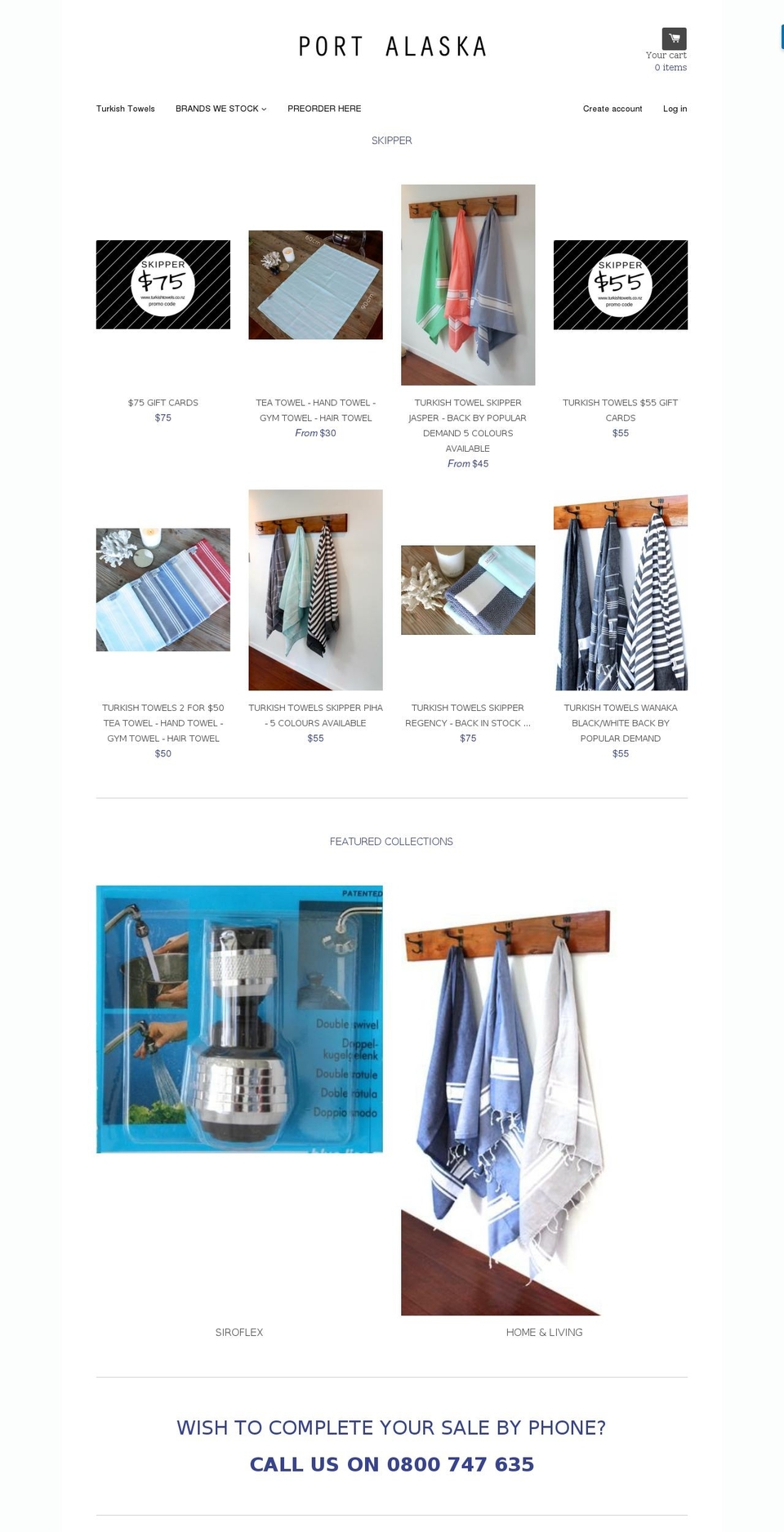 portalaska.co.nz shopify website screenshot