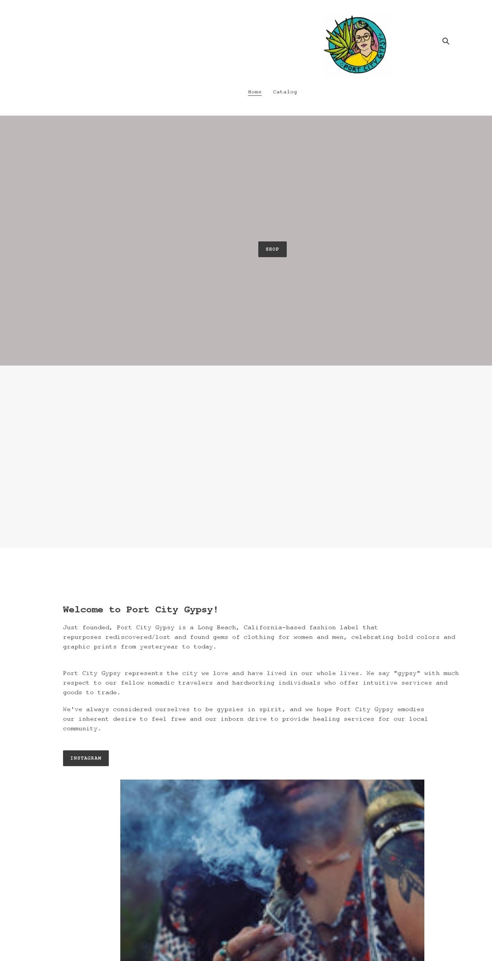 portcitygypsy.com shopify website screenshot