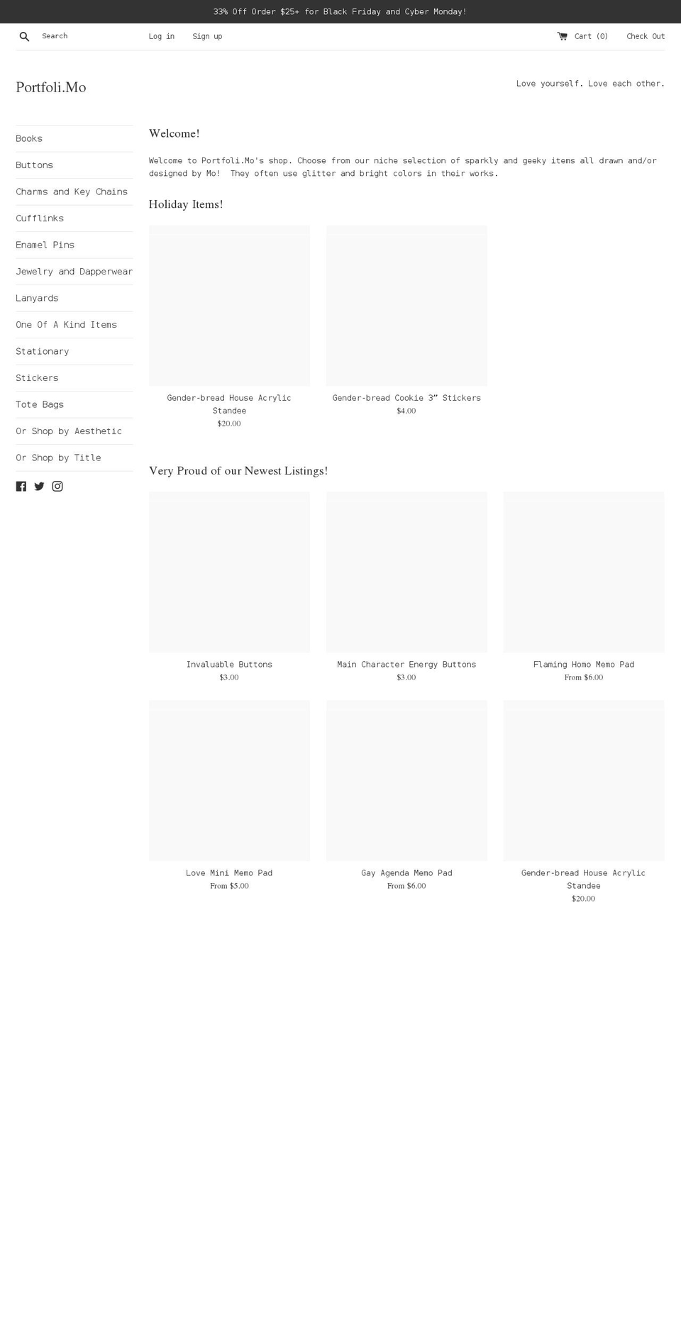 portfolimo.com shopify website screenshot
