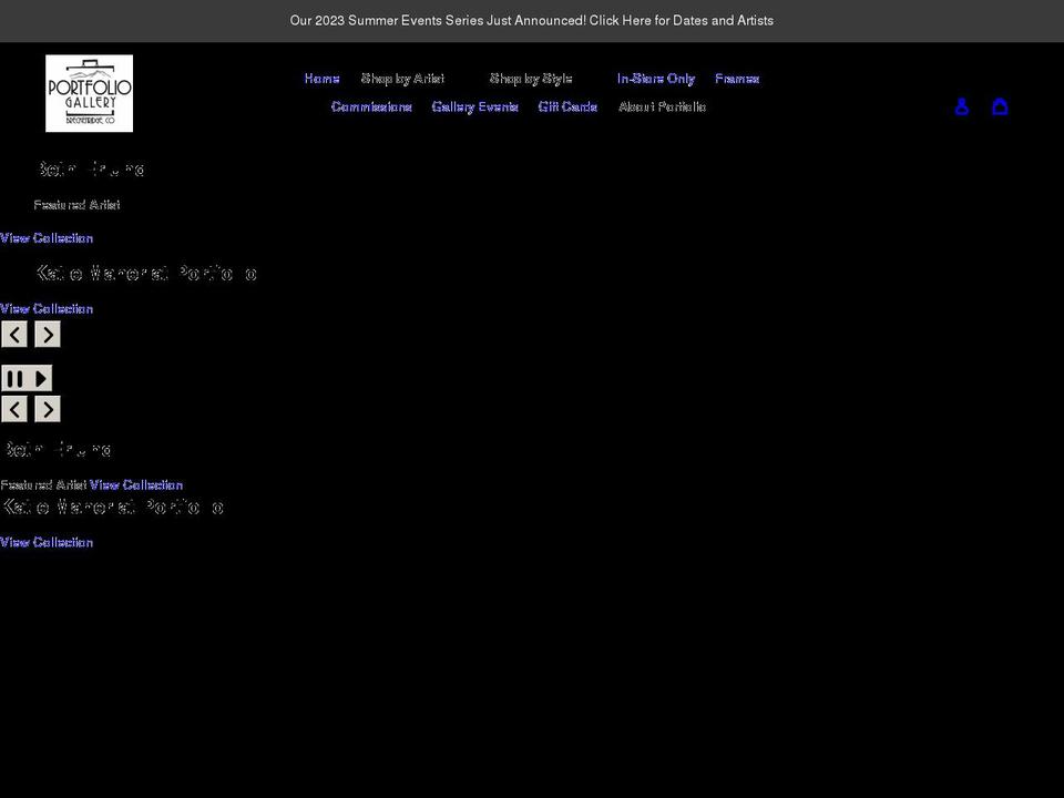 portfoliobreck.com shopify website screenshot