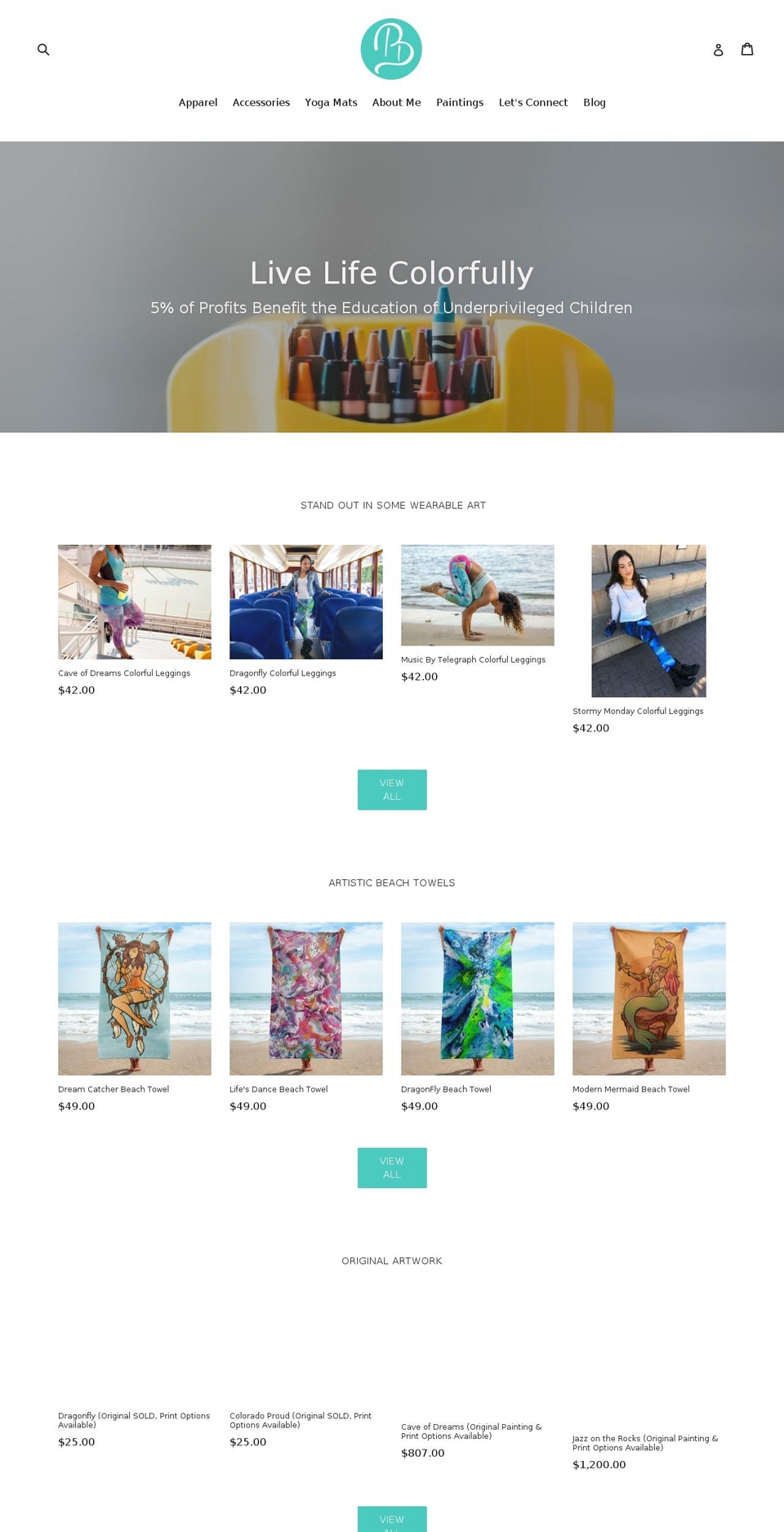 portiadavenport.com — Shopify storefront screenshot