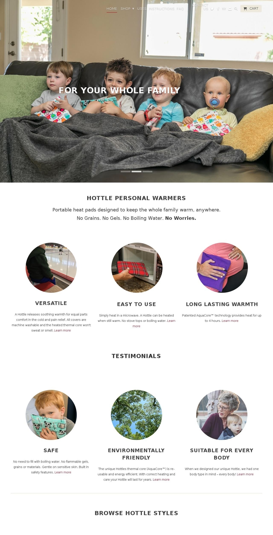 portinscalellc.com — Shopify storefront screenshot
