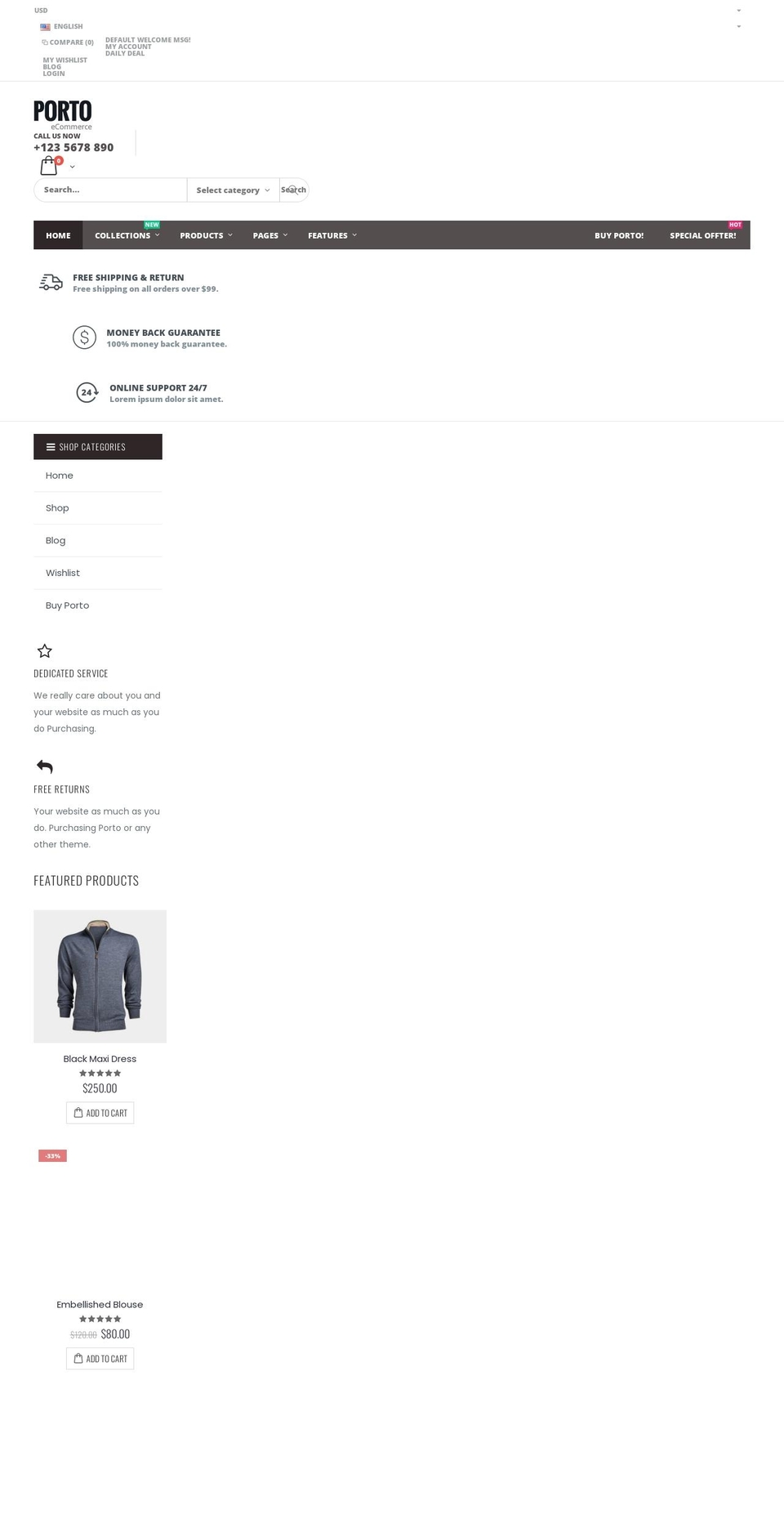 porto-demo17-new.myshopify.com shopify website screenshot