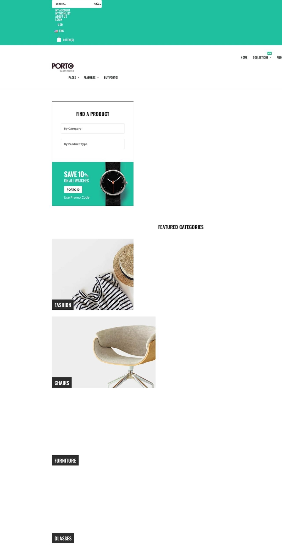 porto-demo21-new.myshopify.com shopify website screenshot