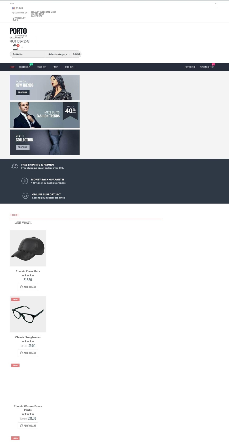 porto-demo8-new.myshopify.com shopify website screenshot