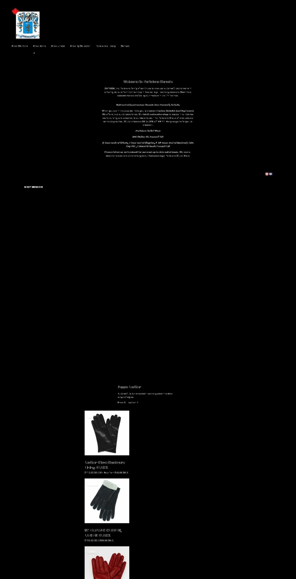 portolanocanada.com shopify website screenshot