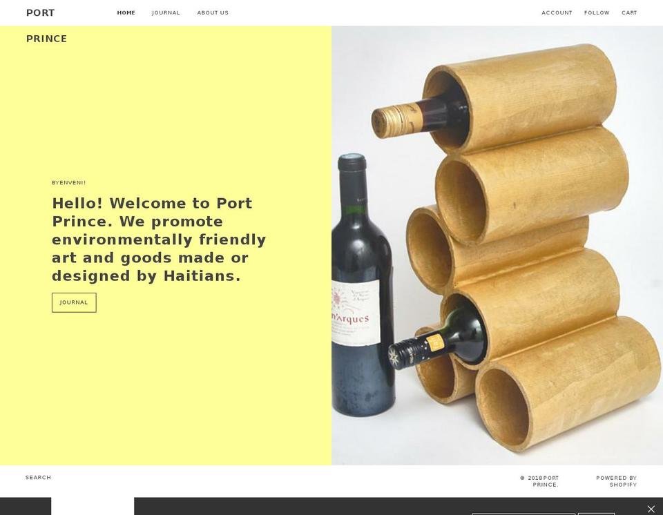 portprince.com — Shopify storefront screenshot