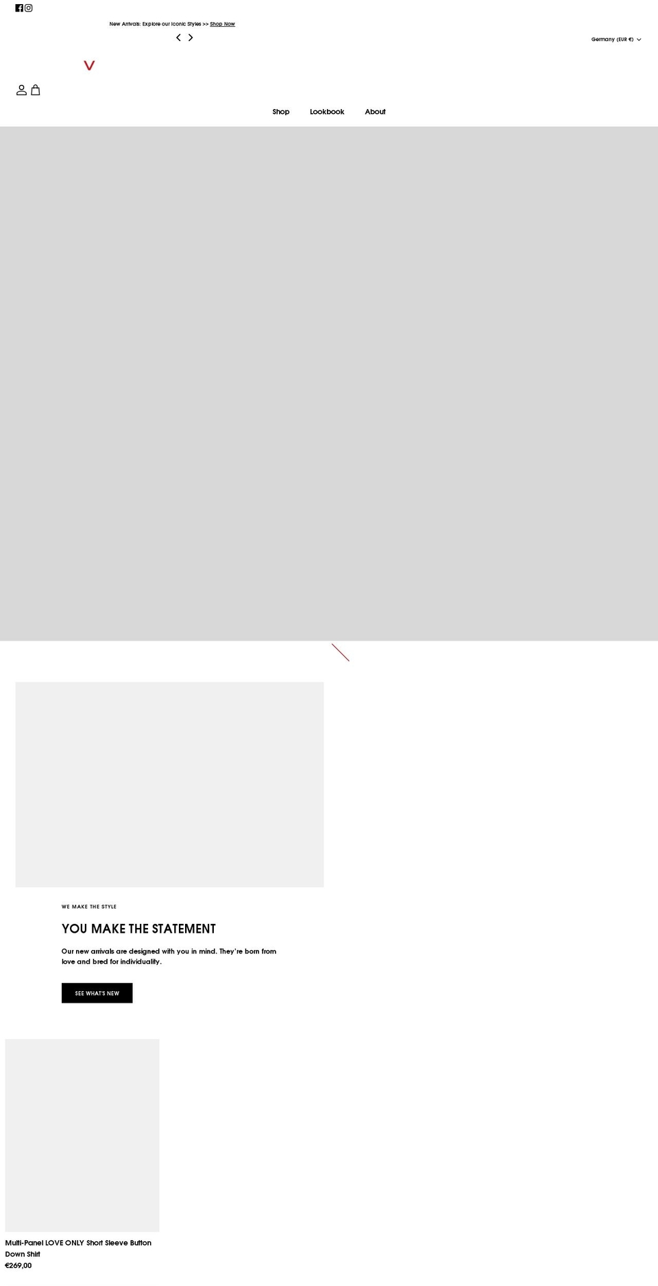 portsv.com — Shopify storefront screenshot