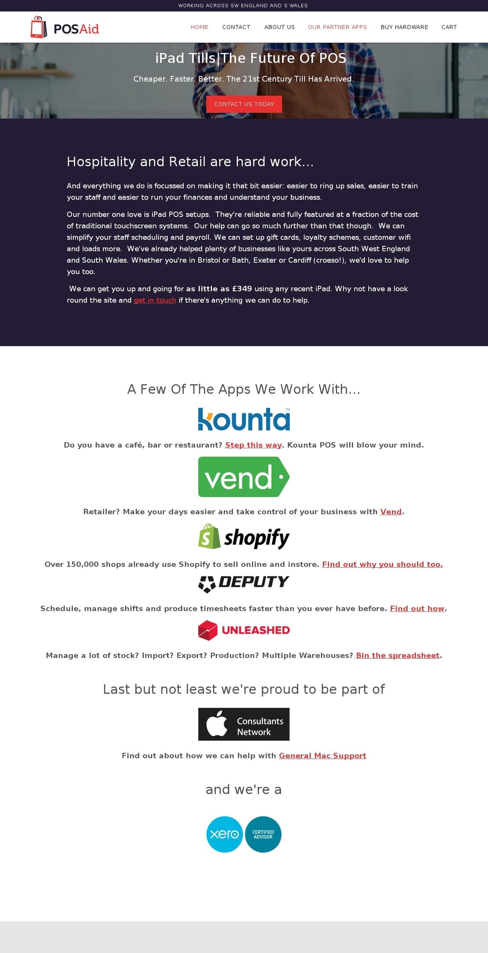 pos-aid.com shopify website screenshot