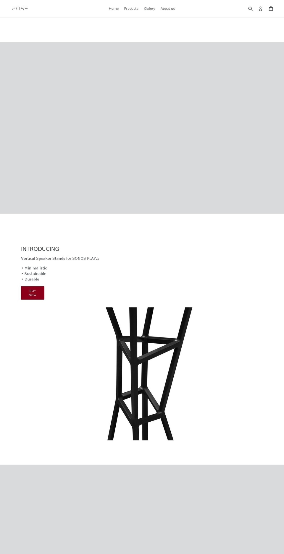 poseaudio.com — Shopify storefront screenshot