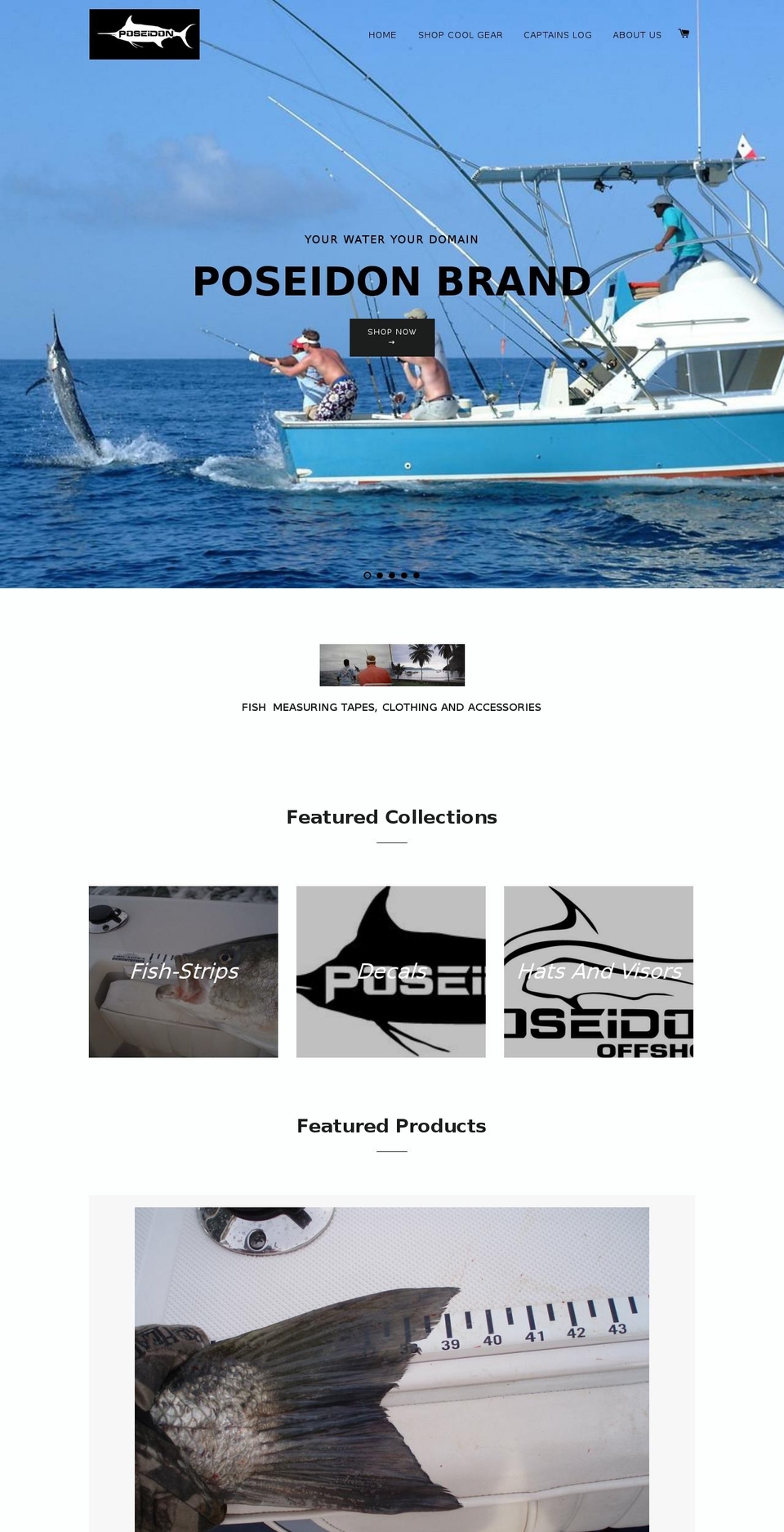 poseidonoffshorebrand.com — Shopify storefront screenshot