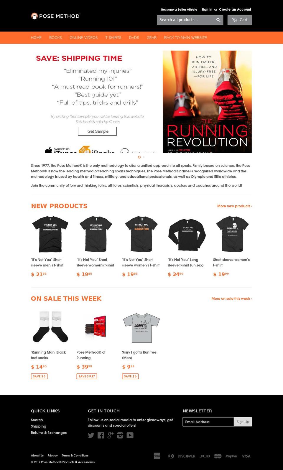 posemethodstore.com shopify website screenshot