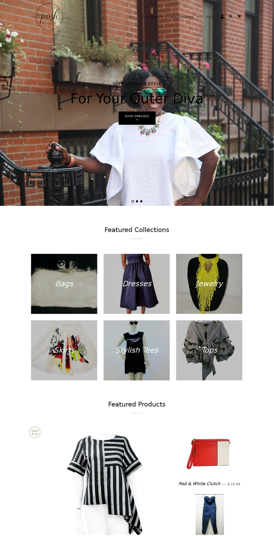 poshboutik.com — Shopify storefront screenshot