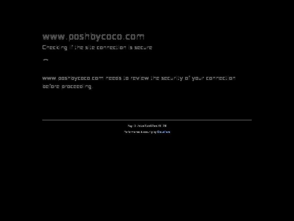 poshbycoco.com shopify website screenshot