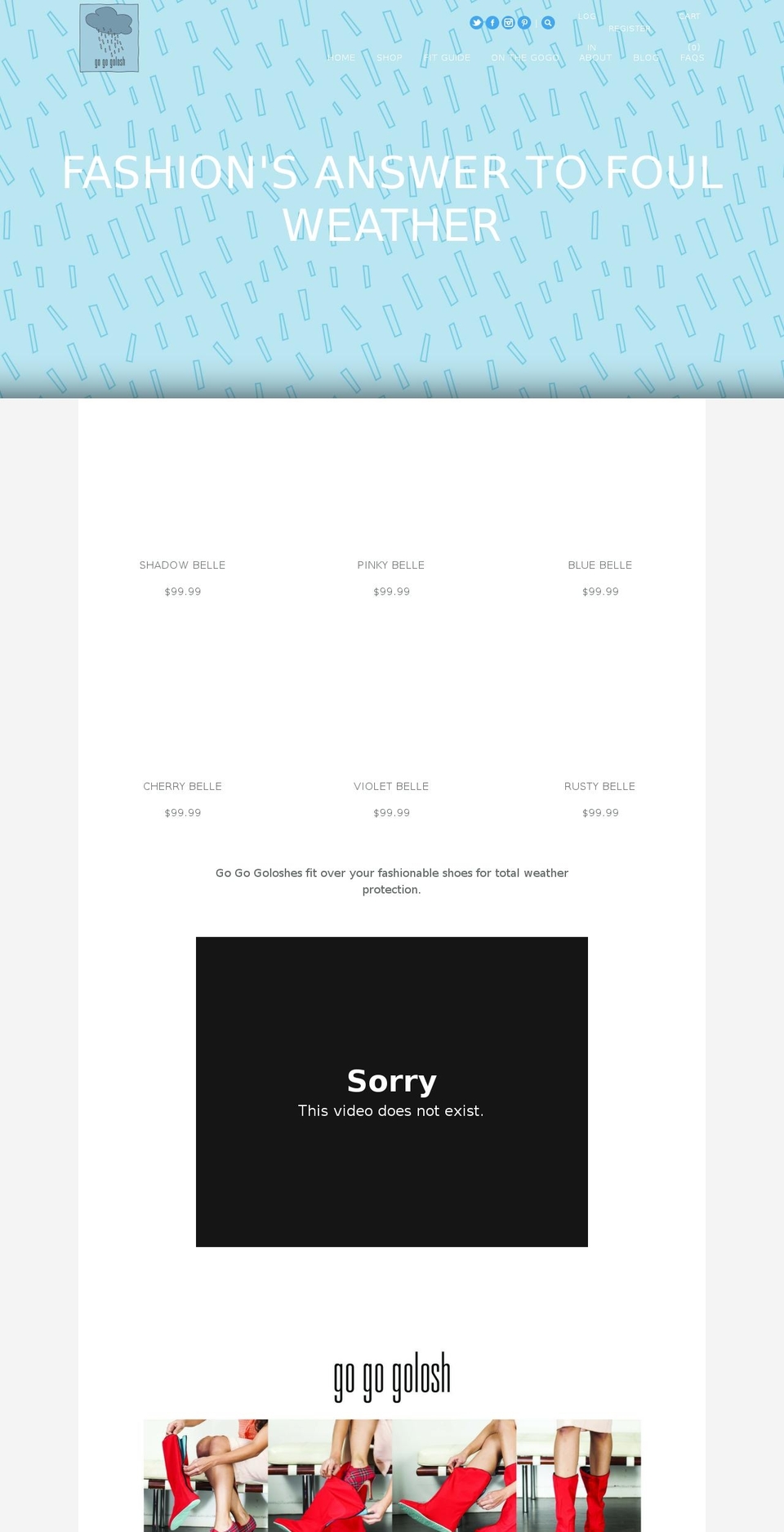 poshgalosh.net shopify website screenshot
