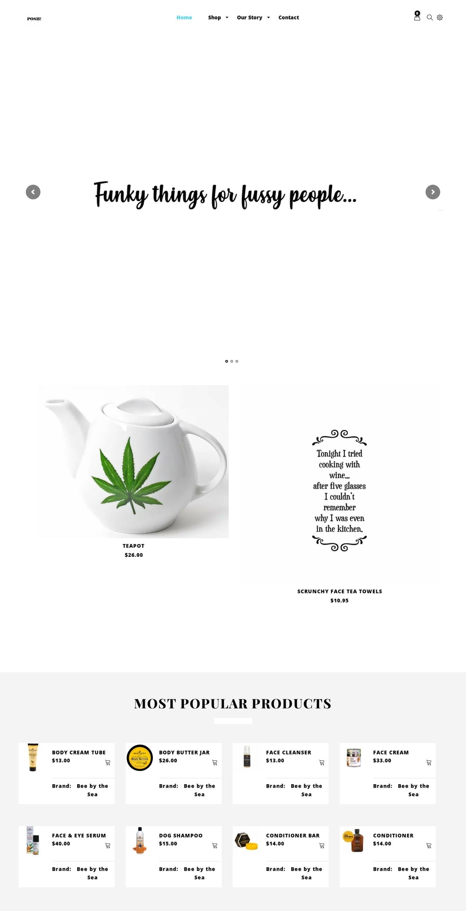 poshhalifax.com shopify website screenshot