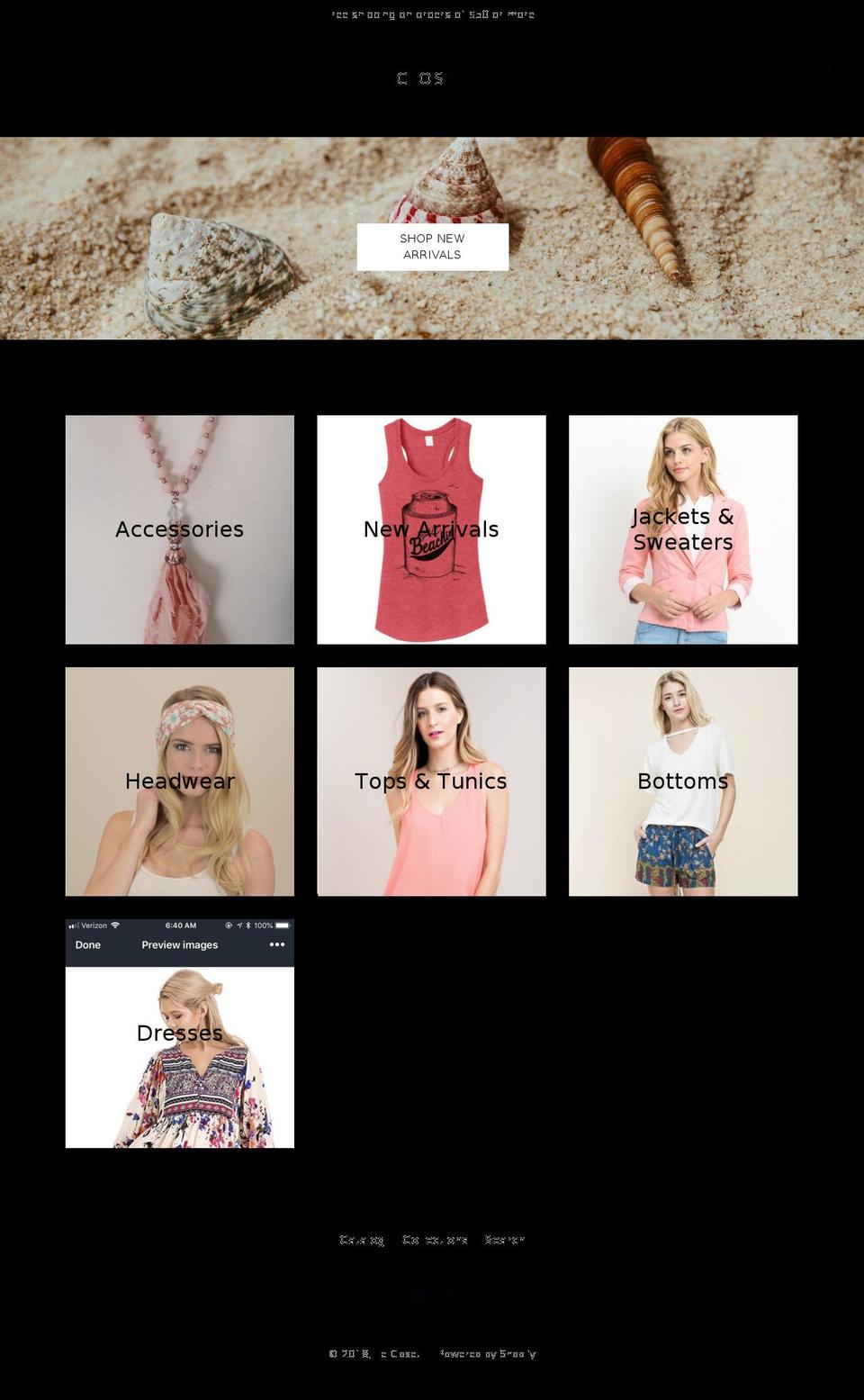 poshpixieapparel.com — Shopify storefront screenshot