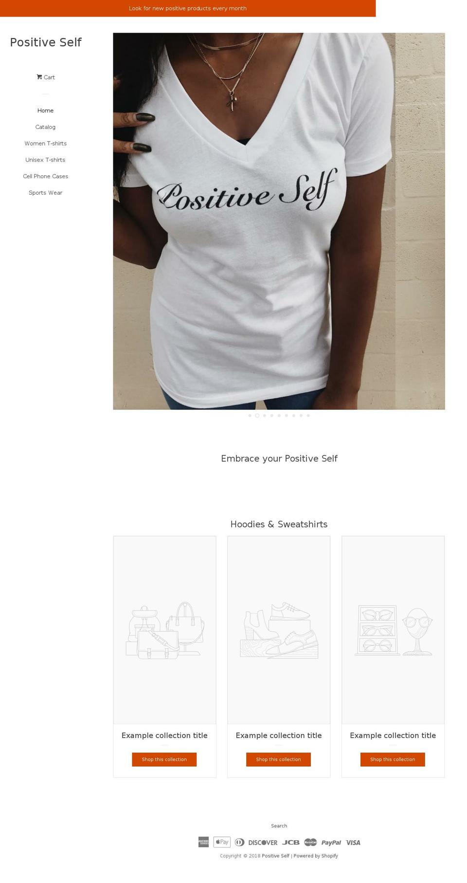 positive-self.com — Shopify storefront screenshot