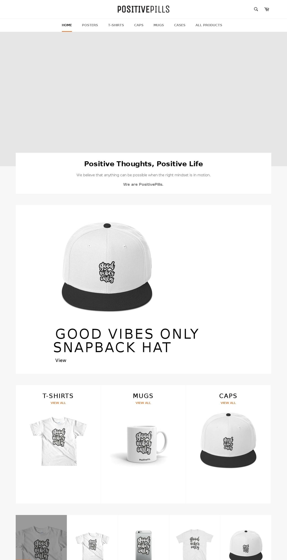 positivepills.com — Shopify storefront screenshot