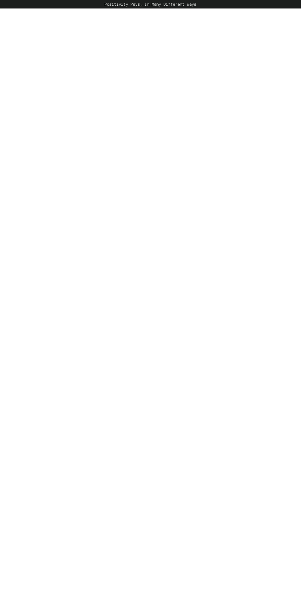 positivitypays.com shopify website screenshot