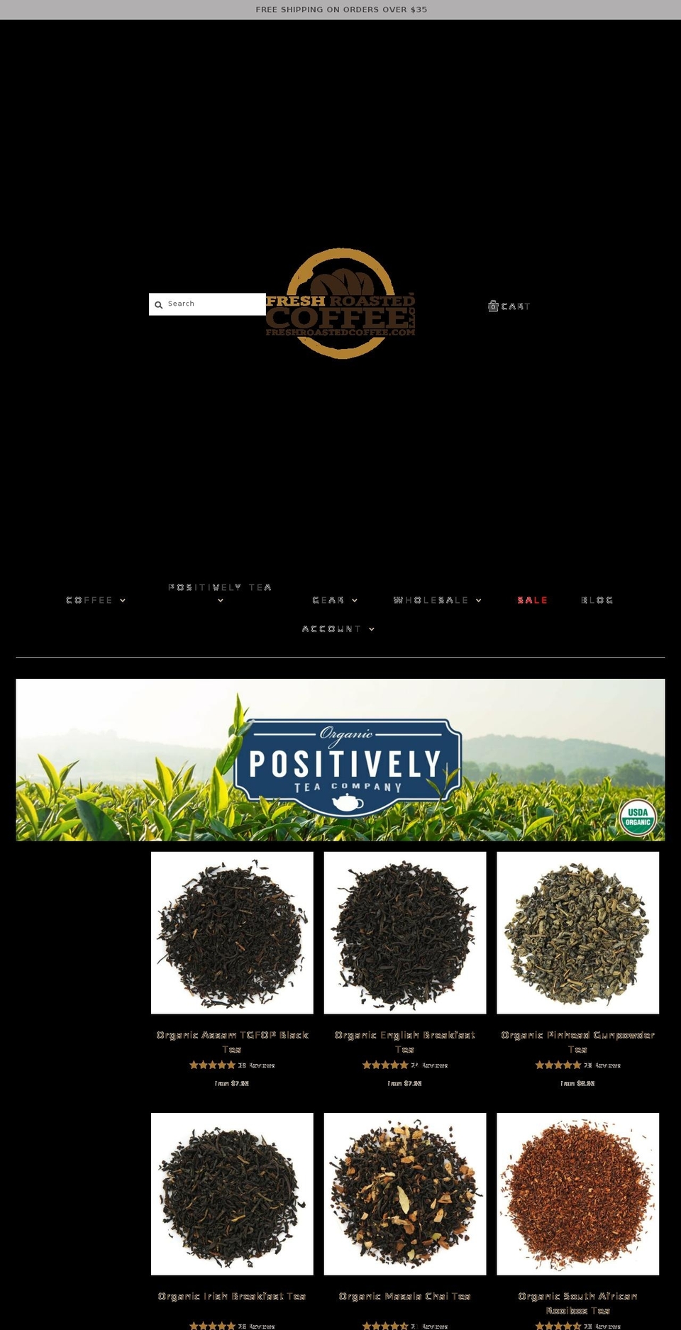 positivlytea.com Shopify store