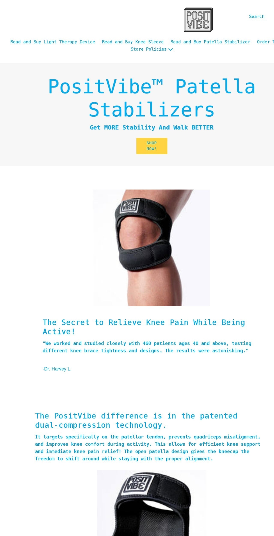 positvibe.com shopify website screenshot