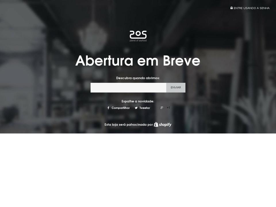 posproteina.com.br shopify website screenshot