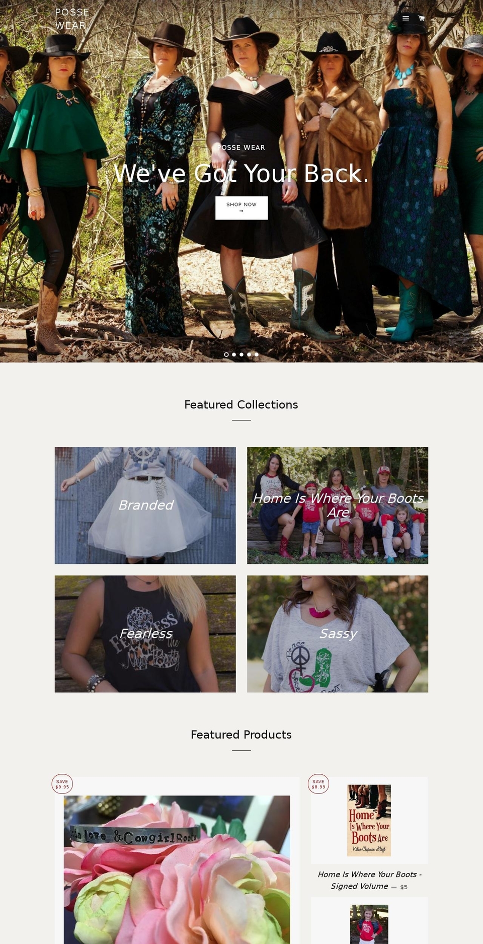 possewear.net shopify website screenshot
