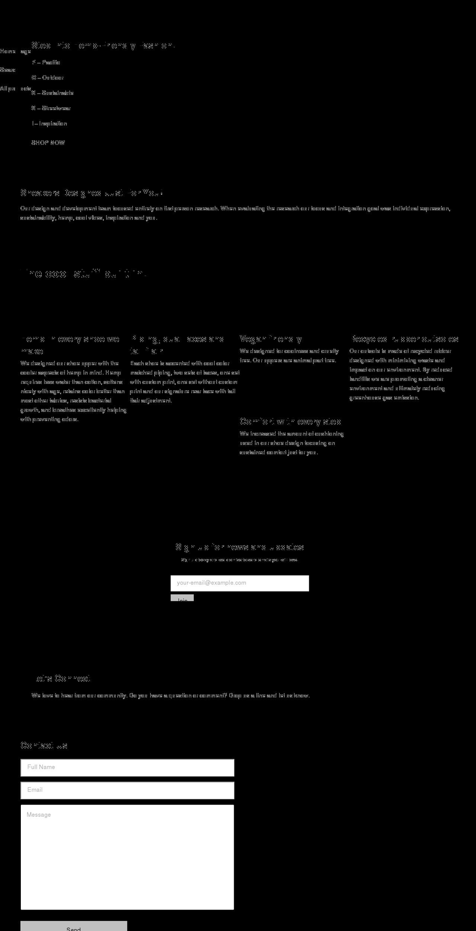 possishoes.com shopify website screenshot