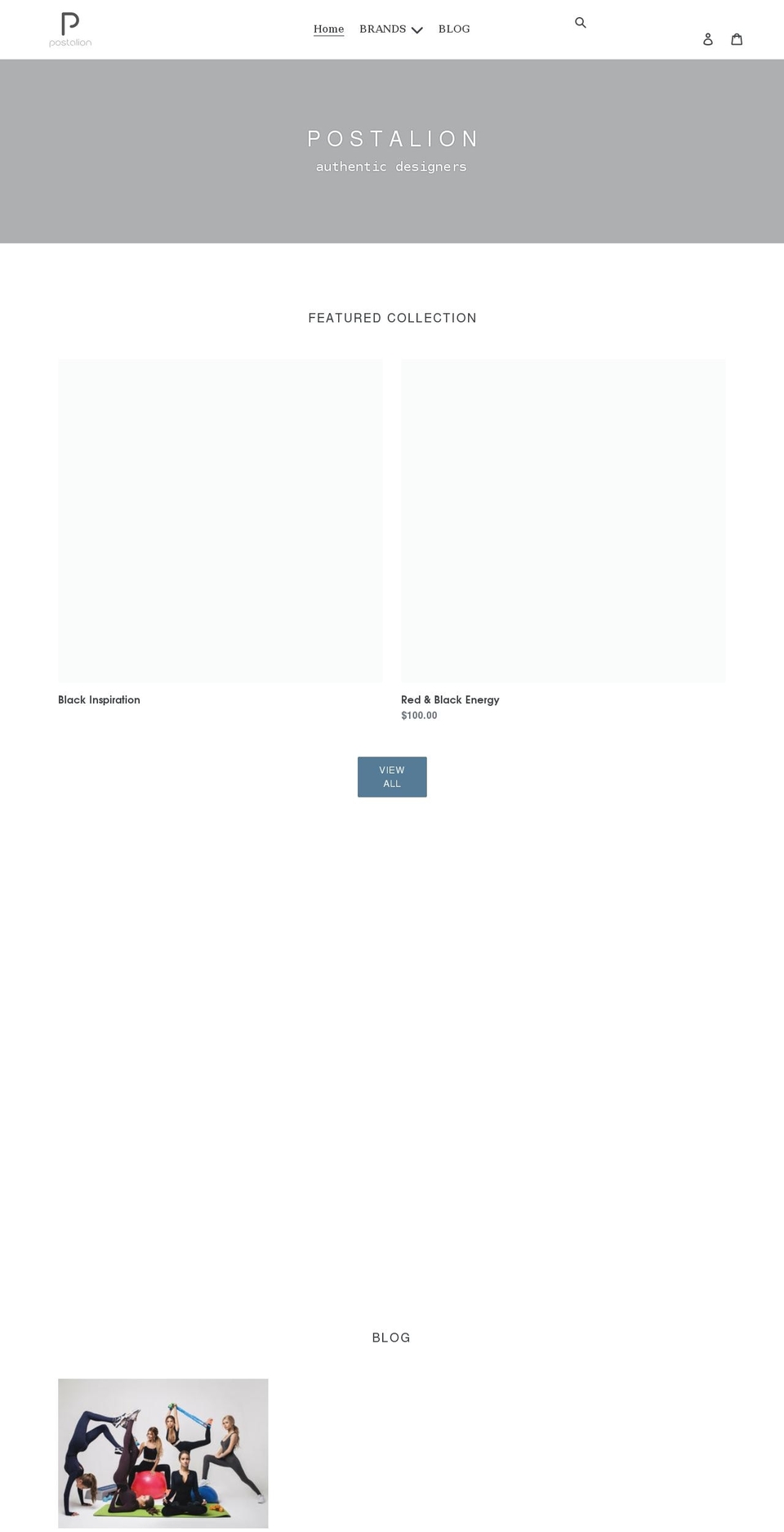 postalion.com shopify website screenshot