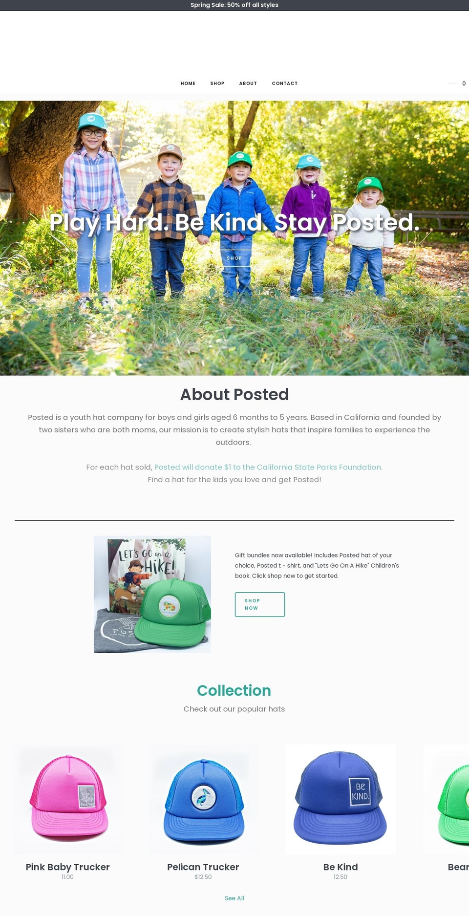postedca.com shopify website screenshot