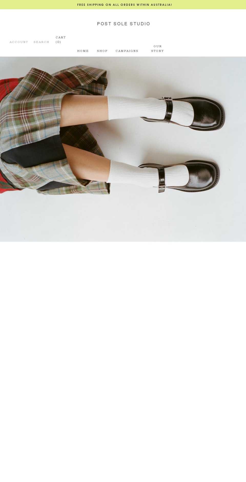 postsole.com shopify website screenshot