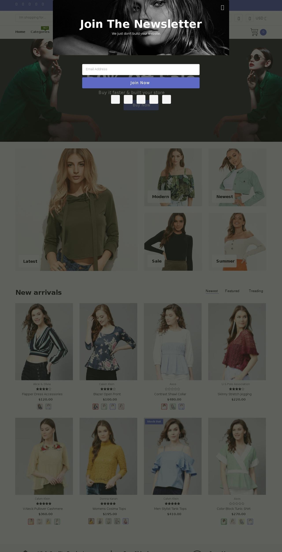 POSTURE Shopify theme site example posture-fashion-theme.myshopify.com