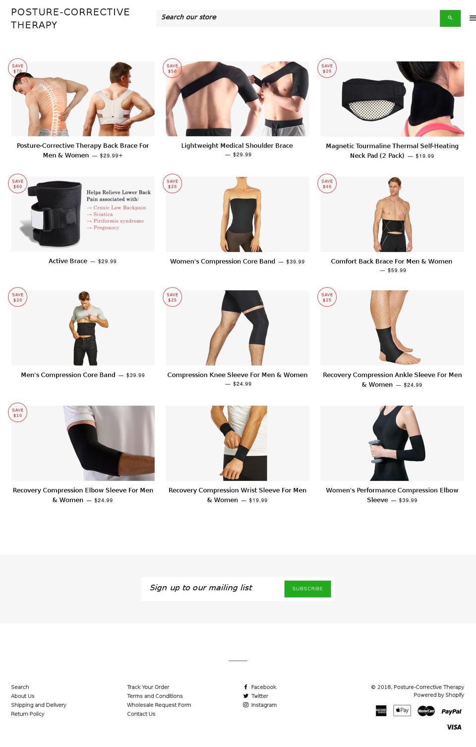 freeship-style-theme-updated Shopify theme site example posturecorrective.com
