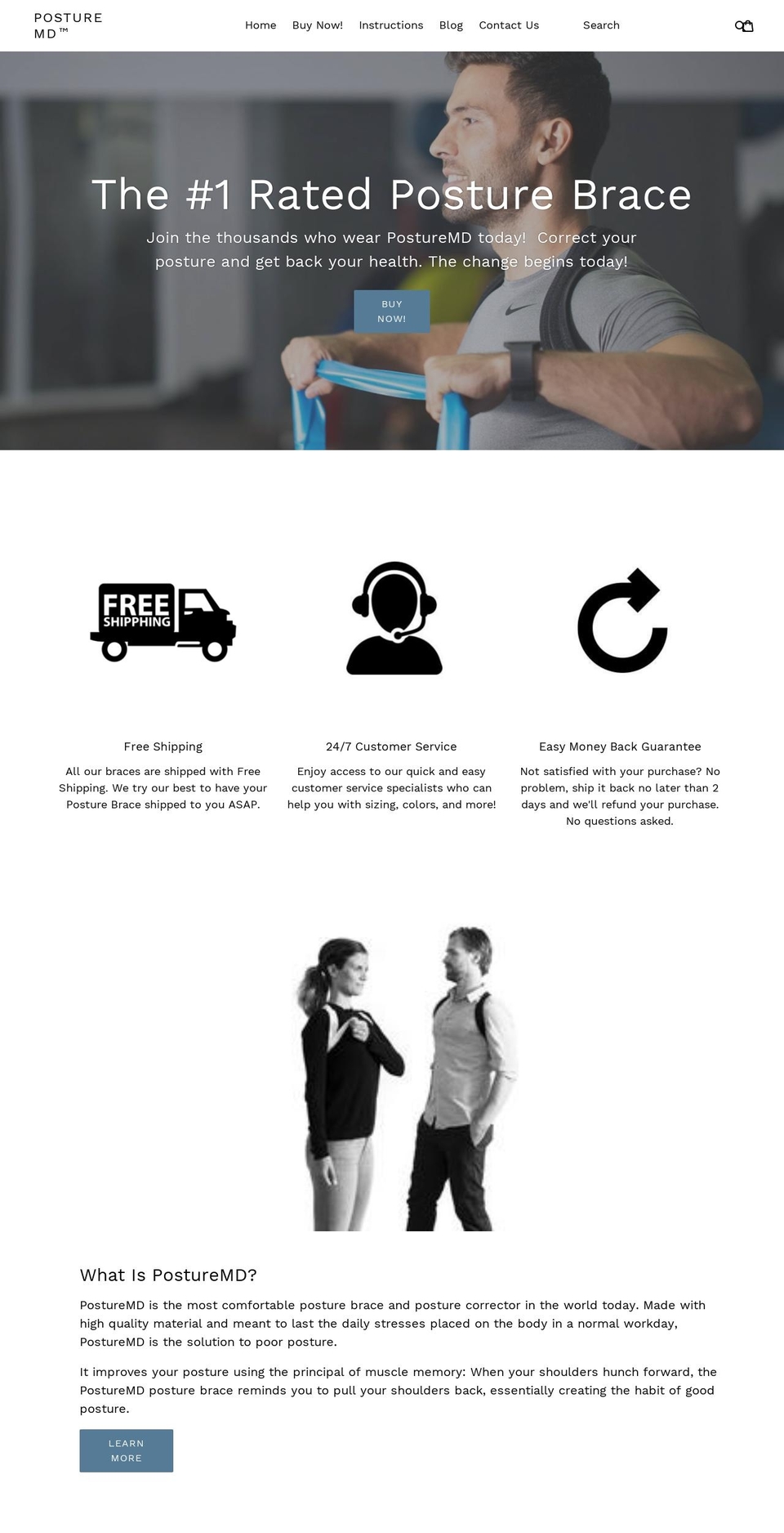 posturemd.com — Shopify storefront screenshot