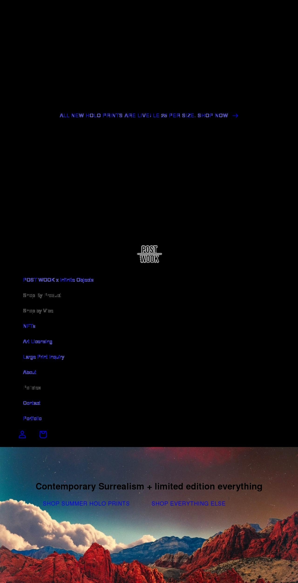 postwook.com shopify website screenshot