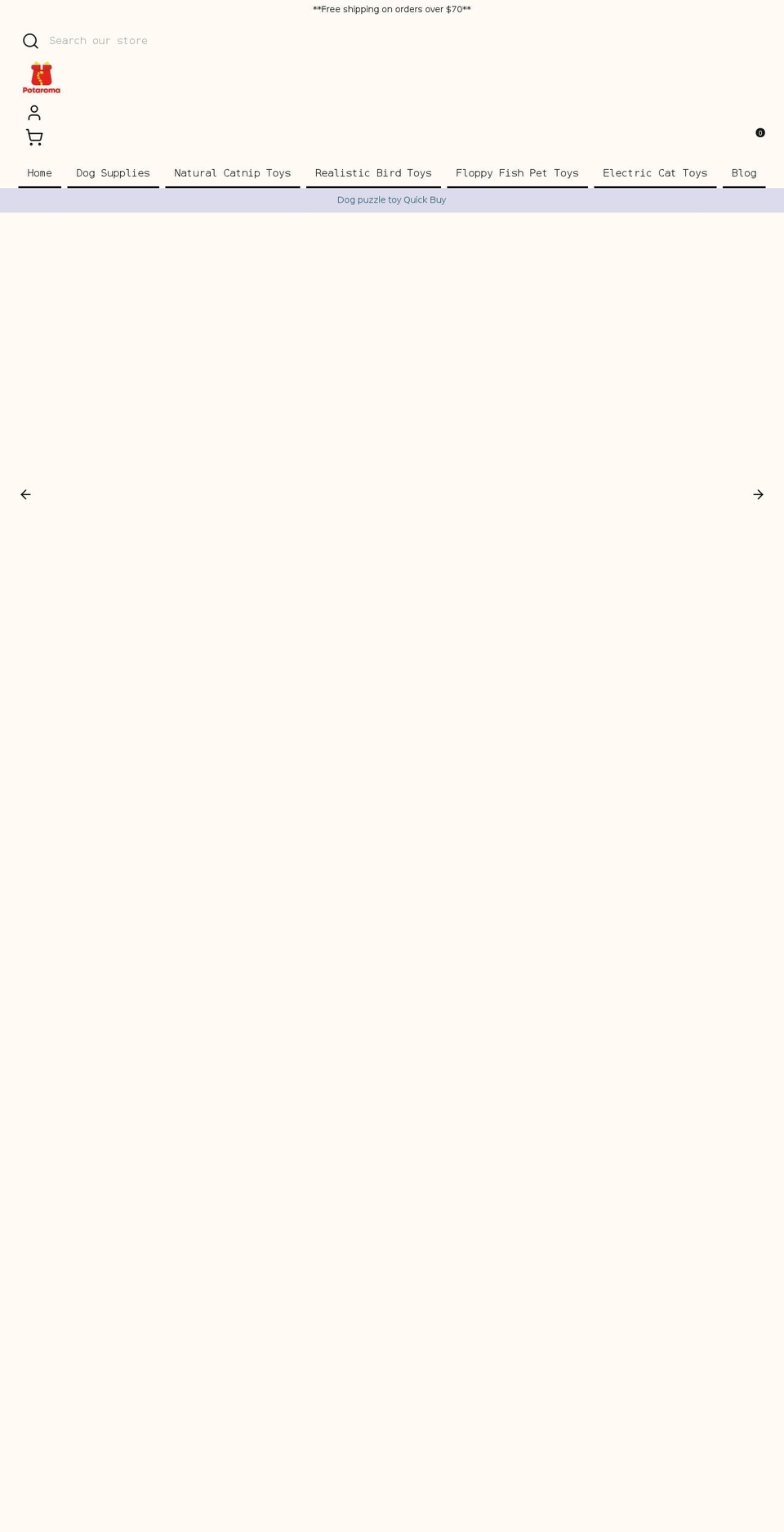 potaroma.com shopify website screenshot