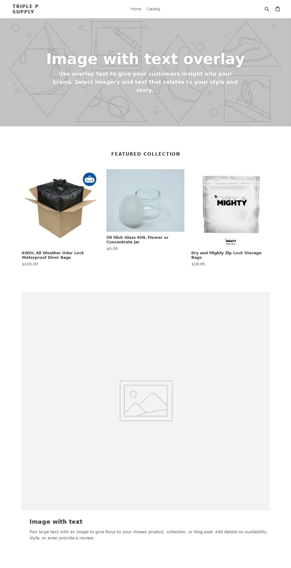 potpackagingproducts.com — Shopify storefront screenshot