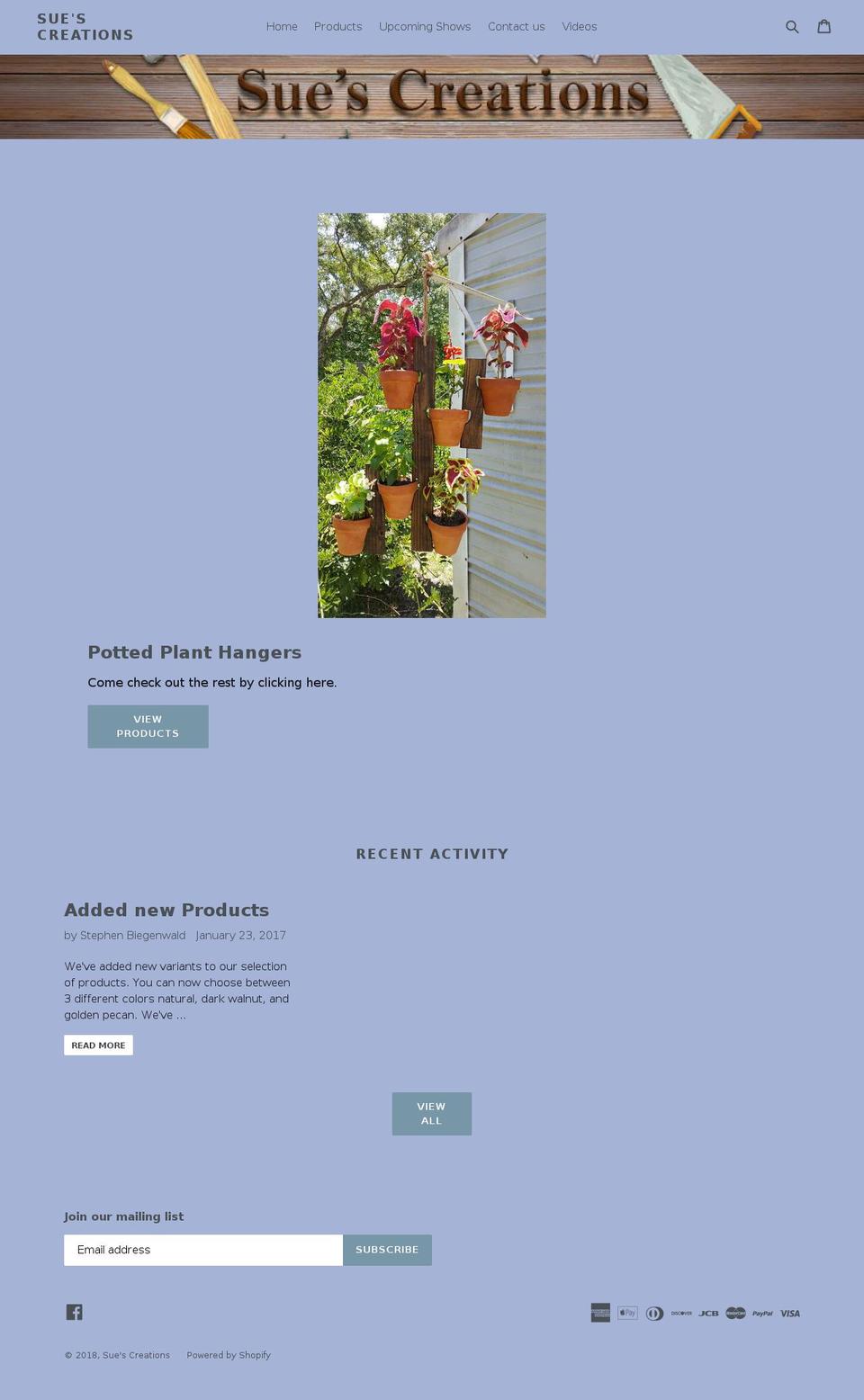 pottedplanthangers.com — Shopify storefront screenshot