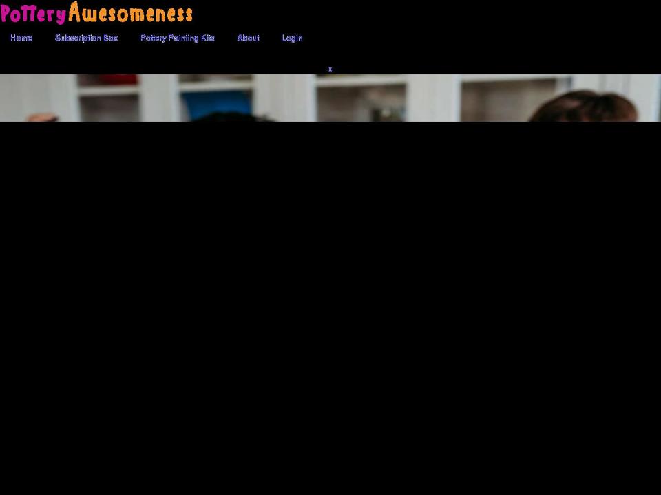 potteryawesomeness.com shopify website screenshot
