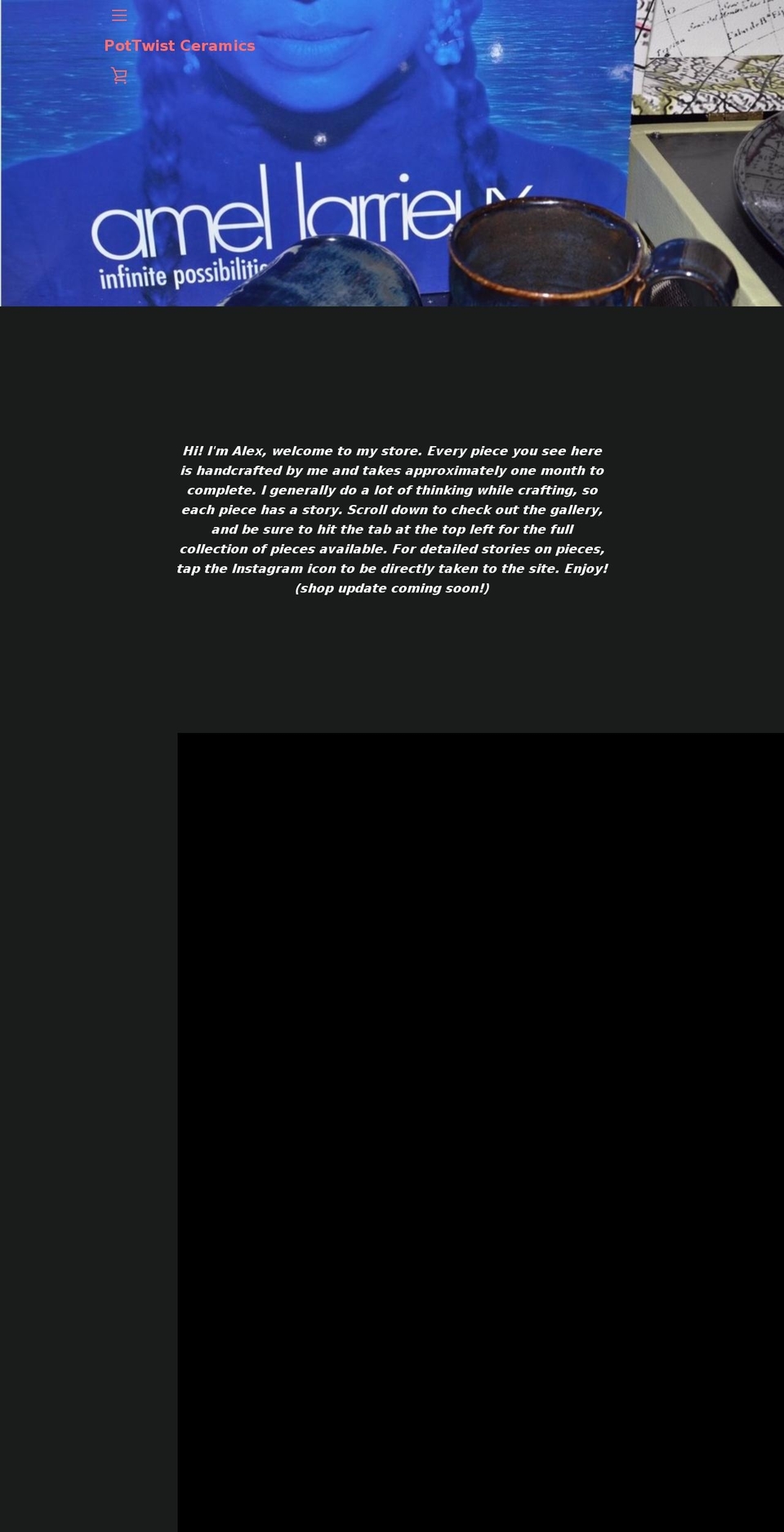 pottwistceramics.com — Shopify storefront screenshot