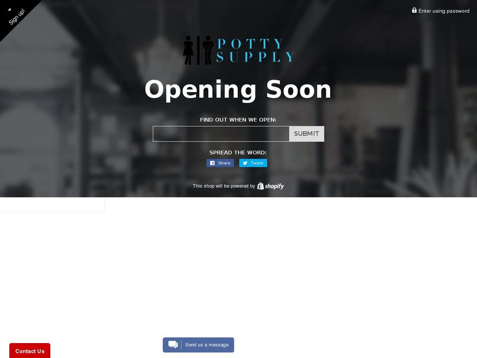 dsl-theme-5-0 Shopify theme site example pottysupply.com