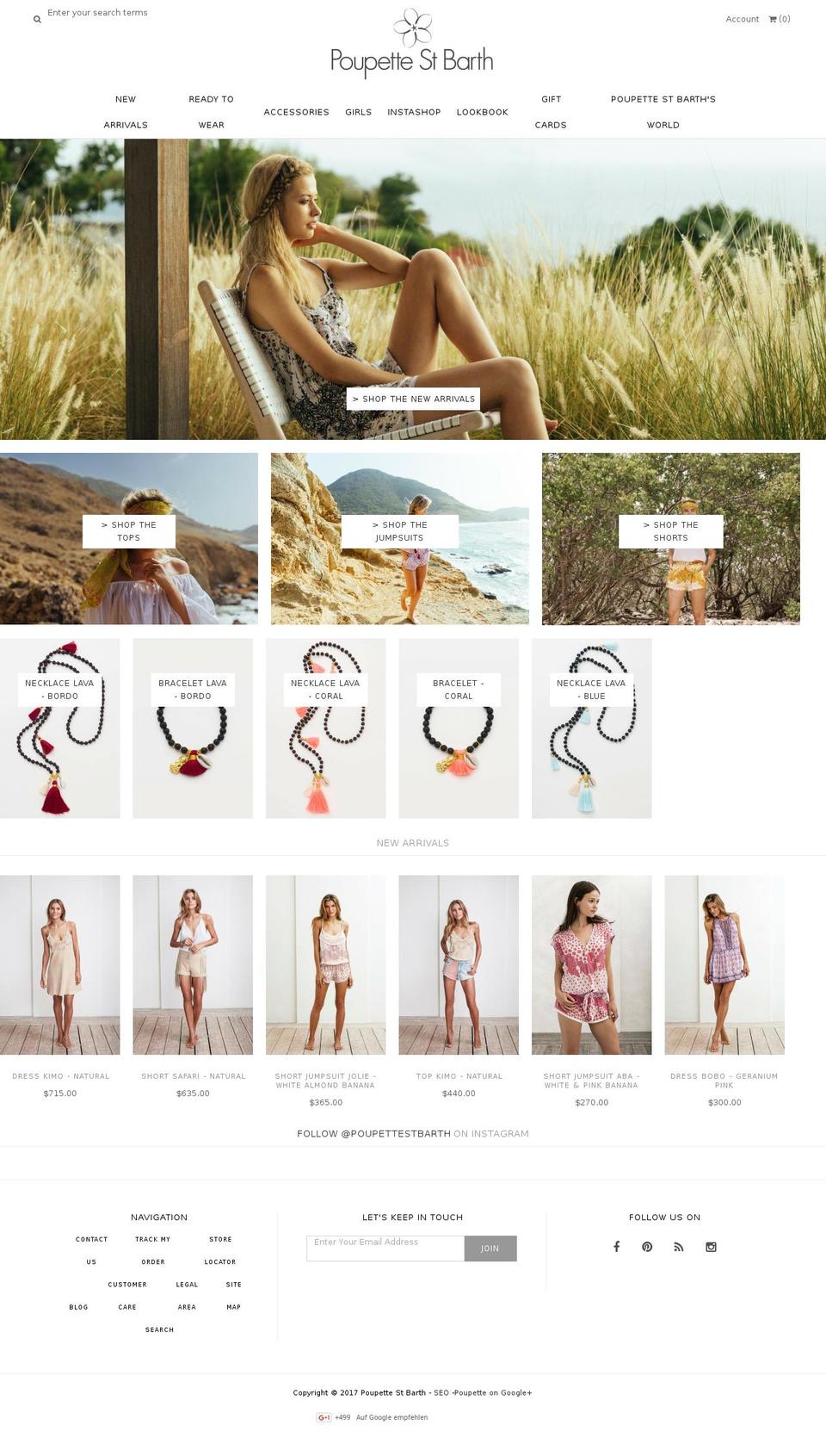 !! DEV 16-10-20 !! - Poupette St Barth Shopify theme site example poupettestbarth.ca