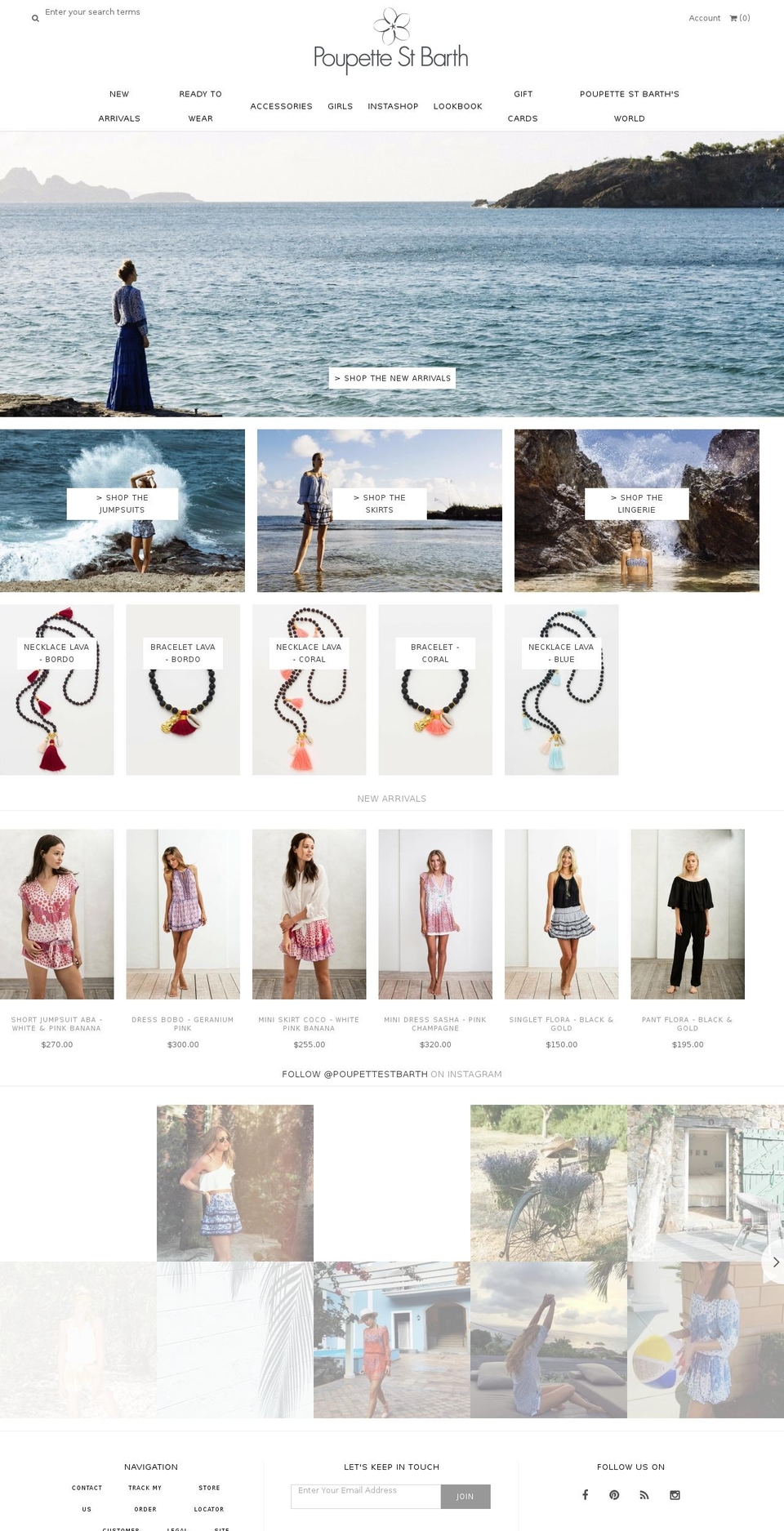poupettestbarth.com shopify website screenshot