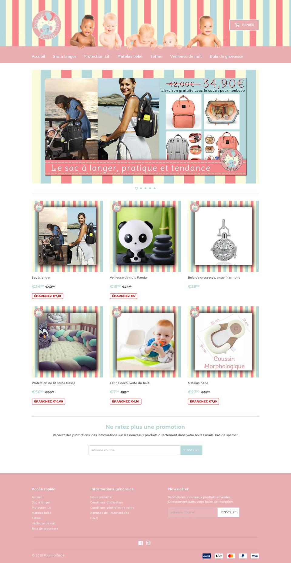 pourmonbebe.com — Shopify storefront screenshot